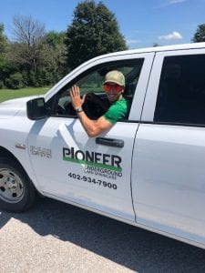 Pioneer Underground Sprinkler systems employee